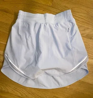 Lululemon size 4 Light periwinkle Women's Athletic Skort with reflective trim thumbnail 1