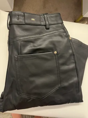 ZARA Leather Pants thumbnail 2