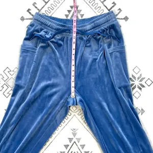 Aerie Offline Blue After Party Velour Joggers Large thumbnail 6