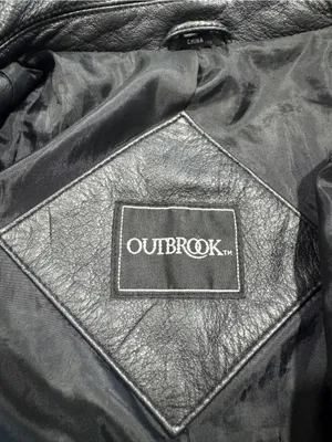 Outbrook Vintage Black Genuine Leather Jacket Small Nappa Moto Tailored Coat thumbnail 6