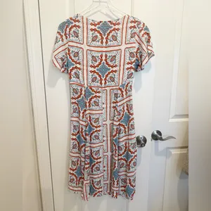 ANTHROPOLOGIE MAEVE Praslin Printed‎ Button Front Midi Dress thumbnail 4
