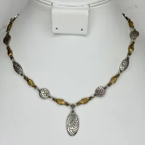 Vintage Chico's Mixed Metal Station Necklace ✨ thumbnail 1