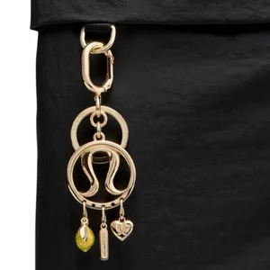Lululemon Charm Logo Keyring Charm Heart Lemon Bag Charm thumbnail 4
