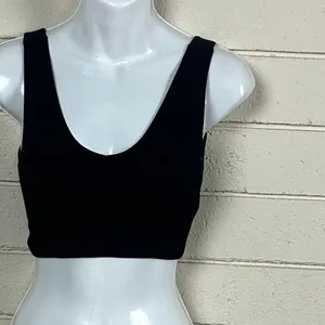 Aerie Black Active Bra Tank size M thumbnail 5