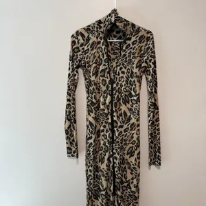 Nanushka Leopard Blaize Zipper Maxi Dress Size Small thumbnail 4