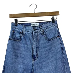 Abercrombie & Fitch The 90s Slim Straight Ultra High Rise Jeans Blue Size 26/2 thumbnail 3