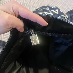 Pandora Bag Signature Logo Black Shopper Handbag Tote Purse Bag thumbnail 7