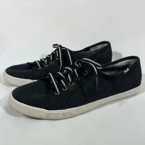 Keds Kickstart Canvas Sneakers Womens Sz 8 Black & Gray‎ Preowned thumbnail 2