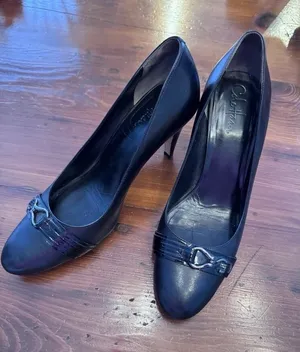 Cole Haan Women's Clair Leather Dress Pump Black 3" Heel Size 10 Career thumbnail 1