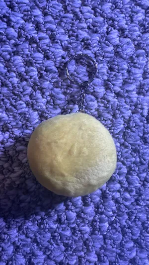 Sunglasses Emoji Plush Keychain - Yellow Smiley Face thumbnail 2