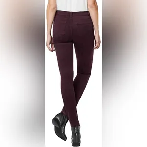 Buffalo David Bitton VALE Women's Size 6 Dark Burgundy Oxblood Skinny Jeans thumbnail 9