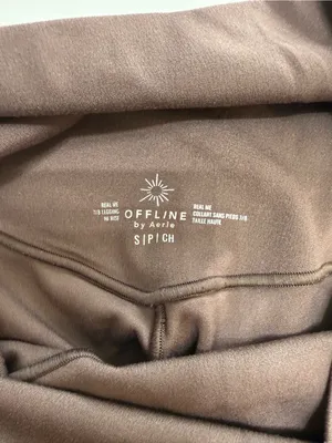 aerie Chocolate High-Rise Sculpt Leggings Size Small thumbnail 3