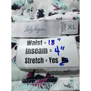 Lady Hagen Golf Skort Womens XL Mint Green‎ Purple Leopard Print Tummy Panel thumbnail 3