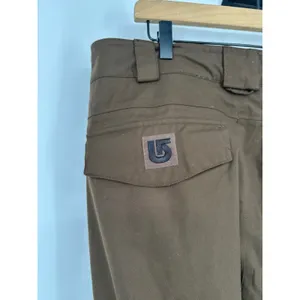 Burton Snowboard Pants‎ Dryride Women L Brown Cargo Insulated Winter Ski Outdoor thumbnail 9