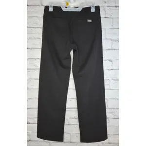 FIGS Livingston Scrub Pants XS Petite Black Embroidered Hearts NWT T21003P thumbnail 2