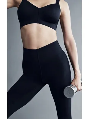 Alo Airlift Strength Extreme High-Waist 7/8 Legging Black Hi-Rise Waisted Tights thumbnail 3