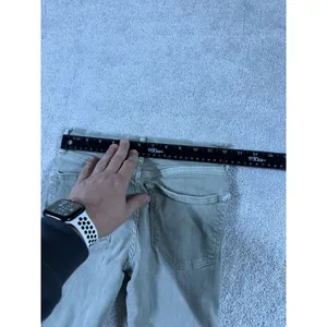 Free People‎ Women's Green Distressed Skinny Jeans Size 24 thumbnail 5
