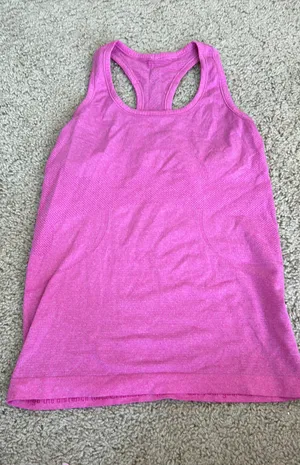 Lululemon Pink Racerback  Tank thumbnail 2