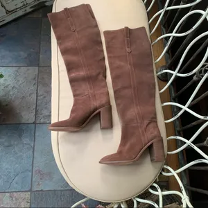 Madewell The Jimi Over-the-Knee Suede Boot in Brown Size 11‎ thumbnail 4