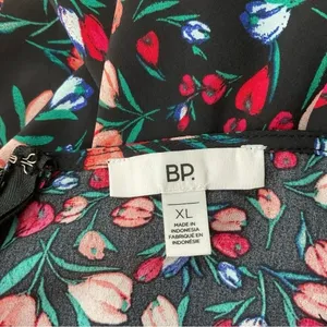BP. Easy Tank Black Tulip Floral Mini Sleeveless Dress Size XL‎ thumbnail 7