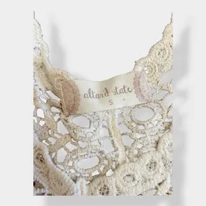 Altard State Crochet Sheer Boho Beachy Indie Top Size‎ S thumbnail 2