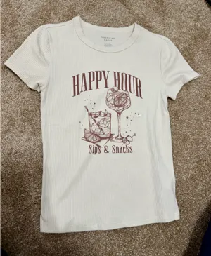 American Eagle Graphic Baby Tee thumbnail 1