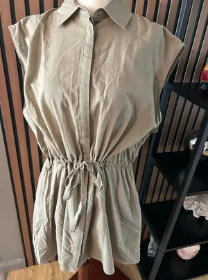 Zara green oversized top or dress size XS thumbnail 1