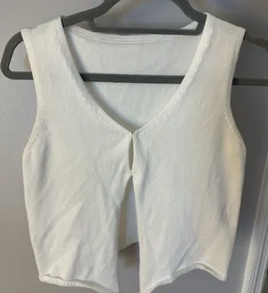 White Sweater Tank front hook thumbnail 1