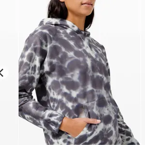 Lululemon All Yours Hoodie Tie Dye Fleece Tie Dye Graphite Grey Size 6 293 thumbnail 8