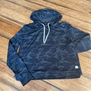 Vuori Halo Essential Camo Black Hoodie Size Small thumbnail 2