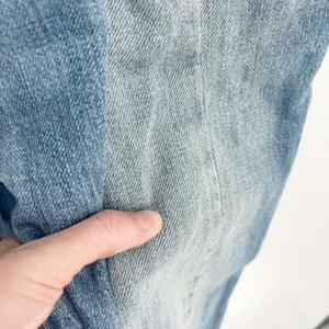 FRAME Womens Skyline Mix Denim Le Overalls‎ Suspender Raw Hem Jeans Size 25 thumbnail 6