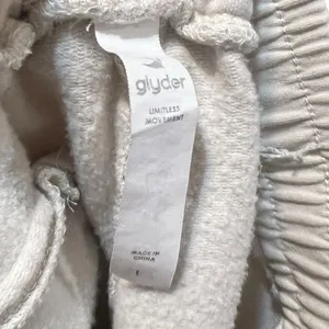 Glyder Vintage Oversized Sweat Short‎ Cream Size Large thumbnail 8