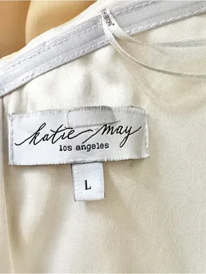 Katie May Ursula Floral Strapless Gown Butter Yellow thumbnail 14