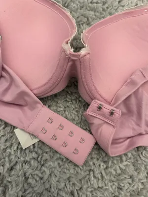Aerie pink lace push up bra thumbnail 5