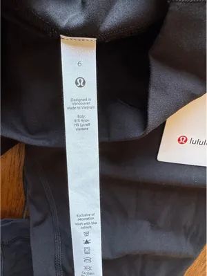 Lululemon Align High Rise 28” Black Size 6 NWT thumbnail 6