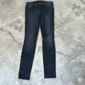 Level‎ 99 Janice Ultra Skinny Jeans 26 Fan Print Dita Burlesque Wash XO2616F thumbnail 4