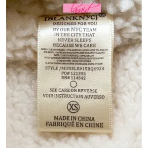 Free People Blank NYC Going Public Jacket Warm Puffer Chunky Cable Sweater Knit thumbnail 8