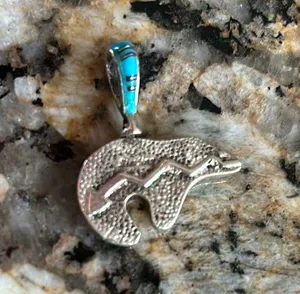Torquise Bear Pendant Blue thumbnail 4