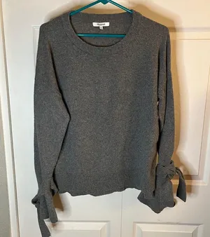 Tie-Cuff Pullover Sweater M thumbnail 8