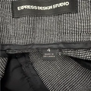 Express Design Studio Size 4 Dress Pants Micro Check Black White Career(A496)✨ thumbnail 9