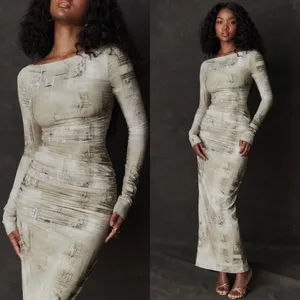 HOUSE‎ OF CB 'Lanetta' Pale Sage Print Maxi Dress NWOT size XS thumbnail 3