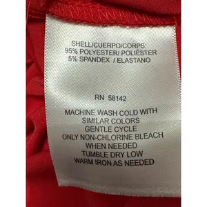 London Times Sheath Dress Stretchable Polyester Cowl Neck Side Twist Red 2 NWOT thumbnail 9
