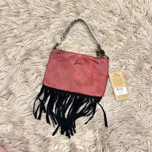 Justin Boots NWT convertible cheetah print purse thumbnail 2