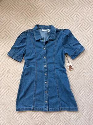 Sincerely Jules Denim Mini Dress thumbnail 2