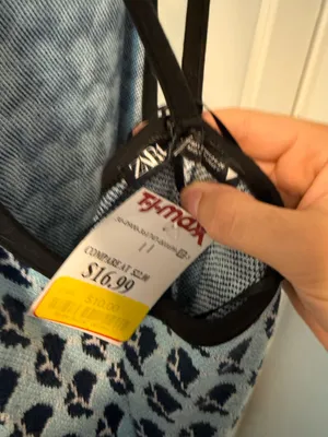 Zara Blue Ikat Knit Midi Dress thumbnail 3