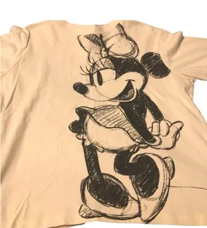 H&M Minnie Mouse Graphic Short Sleeve Tee M thumbnail 1