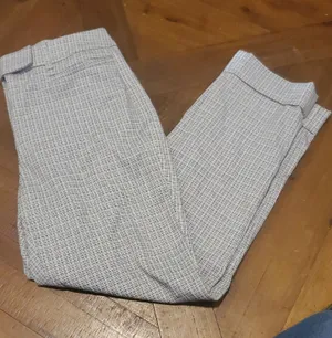 White House Black Market Micro-Check Crop Pants thumbnail 1
