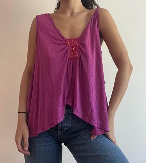 pink free people tank top NWT thumbnail 1