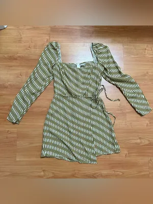 Reformation Rosalie Dress in Linoleum Size 6 thumbnail 4