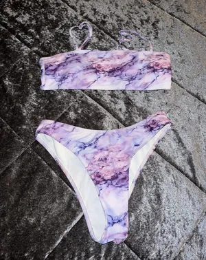 SheIn Purple Bikini thumbnail 1